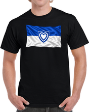 Load image into Gallery viewer, Army - XXIV Corps Flag - Waving - without Text - 3D - Transparent T Shirt
