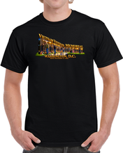 Load image into Gallery viewer, Vietnam Veterans Memorial Since 1982 - WashingtonDC with Visitors - 3D - Transparent T Shirt

