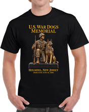 Load image into Gallery viewer, U.S. War Dogs Memorial Tribute - Holmdel, New Jersey - 3D - Enhanced T Shirt

