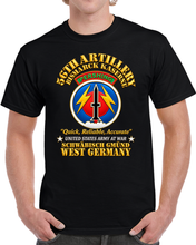 Load image into Gallery viewer, 56th Artillery Command - Pershing - Bismark Kaserne - Schwabisch Gmund - 3D - Transparent T Shirt
