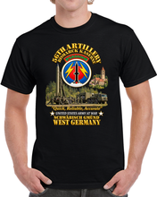 Load image into Gallery viewer, 56th Artillery Command - Pershing - Bismark Kaserne - Schwabisch Gmund - with Missile Training - 3D - Transparent T Shirt
