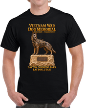 Load image into Gallery viewer, Vietnam War Dog Memorial - Dogg Man - Take Point - Layton, Utah - 3D - Enhanced T Shirt
