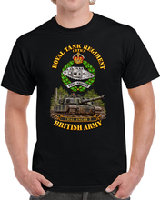 Load image into Gallery viewer, UK - Royal Tank Regiment - Challenger 2 - 3D - Transparent T Shirt
