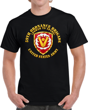 Load image into Gallery viewer, Army - 59th Ordnance Brigade - SSI - Power to Spare - 3D - Transparent T Shirt
