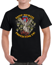 Load image into Gallery viewer, 82nd Airborne Div - Saint Michael - Protecting Us - Mass Tac - Colorized Demon - 3D - Transparent T Shirt

