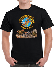 Load image into Gallery viewer, Army - 56th Signal Battalion w Emblem - (The Message Must Go Through) - WWII  - Message Devlivery - 3D - Transparent T Shirt
