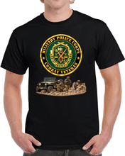 Load image into Gallery viewer, Army - Military Police Corps Regimental Crest - Combat Veteran - Combat - Scene - 3D - Transparent T Shirt
