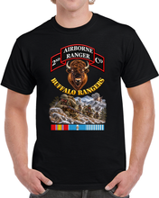Load image into Gallery viewer, 2nd Ranger Company - Buffalo Rangers - Combat Patrol - 3D - Transparent T Shirt
