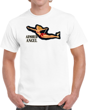 Load image into Gallery viewer, AAC - 374th Bomb Squadron - 308th Bomb Group - Nose Art - Armored Angel  - Wo Text  3D - Transparent T Shirt
