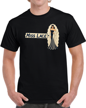 Load image into Gallery viewer, AAC - 374th Bomb Squadron - 308th Bomb Group - Nose Art - Miss Lace - Wo Text  3D - Transparent T Shirt
