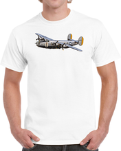 Load image into Gallery viewer, AAC - 374th Bomb Squadron, 308th Bomb Group, Miss Lace, B-24M  Liberator, serial number 44-42133 - 3D - Transparent T Shirt
