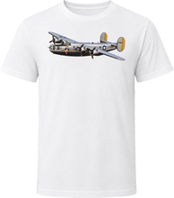 Load image into Gallery viewer, AAC - 374th Bomb Squadron, 308th Bomb Group, Night Mission, B-24J  Liberator, serial number 42-78680 - 3D - Transparent T Shirt
