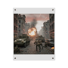 Load image into Gallery viewer, Acrylic Wall Art Panel - M3A1 - 9th Armor Division Attack - WWII
