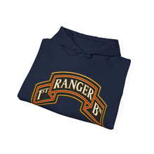 Load image into Gallery viewer, Hoodie – Army - 1st Ranger Battalion - Ranger Scroll - 3D - Enhanced
