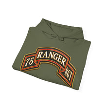 Load image into Gallery viewer, Hoodie – Army - 75th Ranger Regiment - Ranger Scroll - 3D - Enhanced
