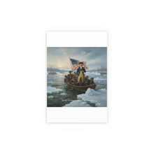 Load image into Gallery viewer, Indoor and Outdoor Silk Posters - Washington Crossing the Delaware duing the Revolutionary War
