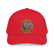 Load image into Gallery viewer, Mid Profile Baseball Cap - Army - 442nd Airborne Infantry Regimental Combat Team - 3D - Enhanced with EUR WWII SVC
