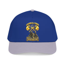 Load image into Gallery viewer, Mid Profile Baseball Cap - Army - Chemical Corps w Scene - 3D - Enhanced
