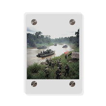 Load image into Gallery viewer, Acrylic Wall Art Panel - MRF - 9th Infantry in the Mekong - Vietnam
