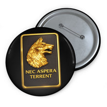 Load image into Gallery viewer, Custom Pin Buttons - Army - DUI - 27th Infantry Regiment wo txt - 3D - Enhanced

