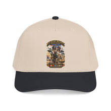 Load image into Gallery viewer, Mid Profile Baseball Cap - Army - Todays Buffalo Soldiers in Iraq - OIF - Cavalrymen at War  w IRAQ SVC - 3D - Enhanced
