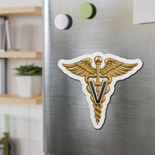 Load image into Gallery viewer, Die-Cut Magnet - Army Veterinary Corps Branch Insignia - 3D
