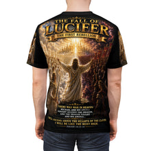 Load image into Gallery viewer, "The Fall of Lucifer"  - The First Rebellion - Tribute Tee — War In Heaven Collection
