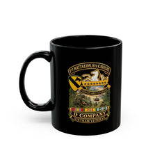 Load image into Gallery viewer, Black Mug (11oz/15oz) - 1st Battalion 8th Cavalry, Delta Company - w SSI - DUI - Helo Patrol - 3D - Enhanced
