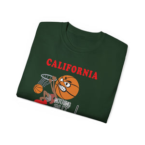 Unisex Ultra Cotton Tee - Sports - Nothing But Net Basketball - CALIFORNIA!