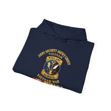 Load image into Gallery viewer, Hoodie – Army - Army Security Agency Group DUI - w SVC Ribbons - 3D - Enhanced
