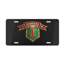 Load image into Gallery viewer, License Plate - 1st Bn, 16th Infantry Regiment - Rangers - 3D - Enhanced
