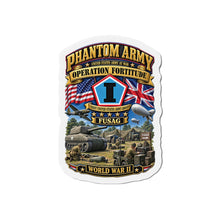 Load image into Gallery viewer, Die-Cut Magnet - Army - Phantom Army - Operation Fortitude - WWII - 1st FUSAG - 3D - Enhanced
