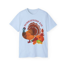 Load image into Gallery viewer, Unisex Ultra Cotton Tee - Thanksgiving - Happy Turkey Day

