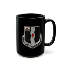 Load image into Gallery viewer, Black Mug  (15oz) - DUI - Infantry - 60th Infantry Regiment wo txt - 3D - Enhanced X 300
