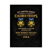 Load image into Gallery viewer, Matte Poster - 5th USCT at New Market Heights - Shirt - Back
