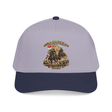 Load image into Gallery viewer, Mid Profile Baseball Cap - Army - Buffalo Soldiers in Iraq - OIF - Cavalrymen at War  w IRAQ SVC - 3D - Enhanced
