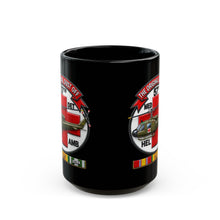 Load image into Gallery viewer, Black Mug  (15oz) - Army - 57th Medical Co - Original Dustoff - Vietnam w VN SVC - 3D - Enhanced
