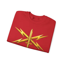 Load image into Gallery viewer, Crewneck Sweatshirt - Army Cyber Corps Branch Insignia - 3D - Enhanced
