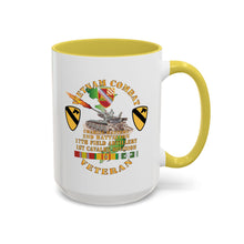 Load image into Gallery viewer, Colorful Mug (11oz/15oz) - Army - Charlie Battery.2nd Battalion,17th Field Artillery - w  1st Cavalry Div - M110 8in SP - Vietnam Vet w VN SVC X 300
