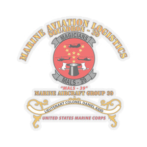 Kiss-Cut Stickers - USMC - Marine Aviation Logistics Squadron 39 - MALS 39 - Magicians - Kidd