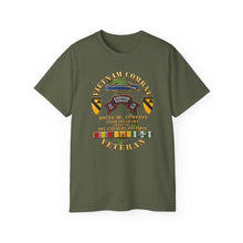 Load image into Gallery viewer, Unisex Ultra Cotton Tee - Army - Vietnam Combat Vet - H Co 75th Infantry (Ranger) - 1st Cavalry Div SSI  - 3D - Enhanced

