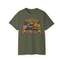 Load image into Gallery viewer, Unisex Ultra Cotton Tee - 4th Armored Division Patton's M60A1 Main Battle Tank Breakthrough T-Shirt
