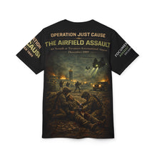 Load image into Gallery viewer, Operation Just Cause Veterans Tribute Tee — "Air Field Assault: The Taking of Tocumen"

