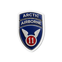 Load image into Gallery viewer, Die-Cut Magnet - 11th Airborne Division w Arctic Tab wo txt - 3D - Enhanced
