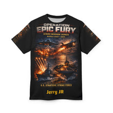 Load image into Gallery viewer, Operation EPIC FURY Tribute Tee — US Strike Against Iran Strategic Strike Campaign - Jerry JR
