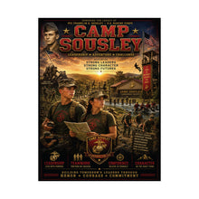 Load image into Gallery viewer, Camp Sousley - Military Adventure Camp - Tribute Matte Poster — "Preparing Leaders for Tomorrow"
