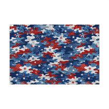 Load image into Gallery viewer, Gift Wrap Paper — Distressed American Flag Camo Pattern
