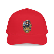 Load image into Gallery viewer, Mid Profile Baseball Cap - WAVES - Women Accepted for Volunteer Emergency Service WWII - 3D - Enhanced
