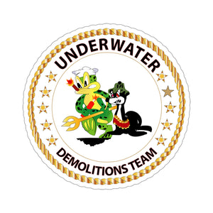 Kiss-Cut Stickers - Navy - SOF - Underwater Demolitions Team