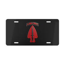 Load image into Gallery viewer, License Plate - Army - DUI - 1st Special Forces Operational Detachment–Delta (Airborne) wo txt - 3D - Enhanced

